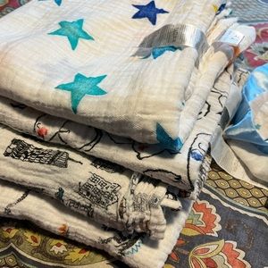 Aden + Anais 4 pack Muslin Swaddle Blamket